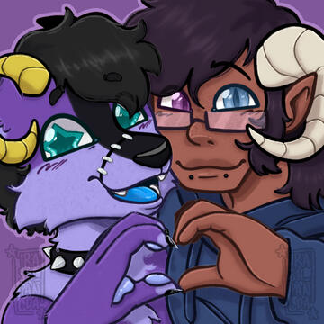 A painted icon w/ 2 characters! Priced at : $16