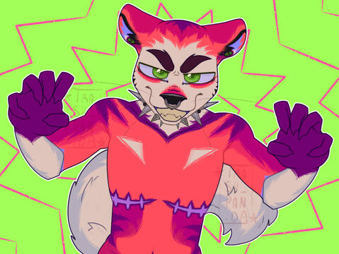 A flat colored halfbody! Priced at : $14