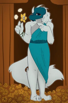 A flat colored fullbody! Priced at : $20 ($18 + $2 for simple background)